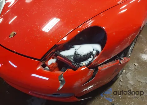 2000 Porsche Boxster z USA, uszkodzony, nr VIN WP0CA2986YU620449